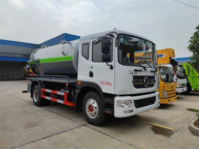 抽吸運(yùn)輸污水淤泥、糞便、沼液罐式車(chē)，國(guó)六排放吸污車(chē)抽吸快、適用面廣
